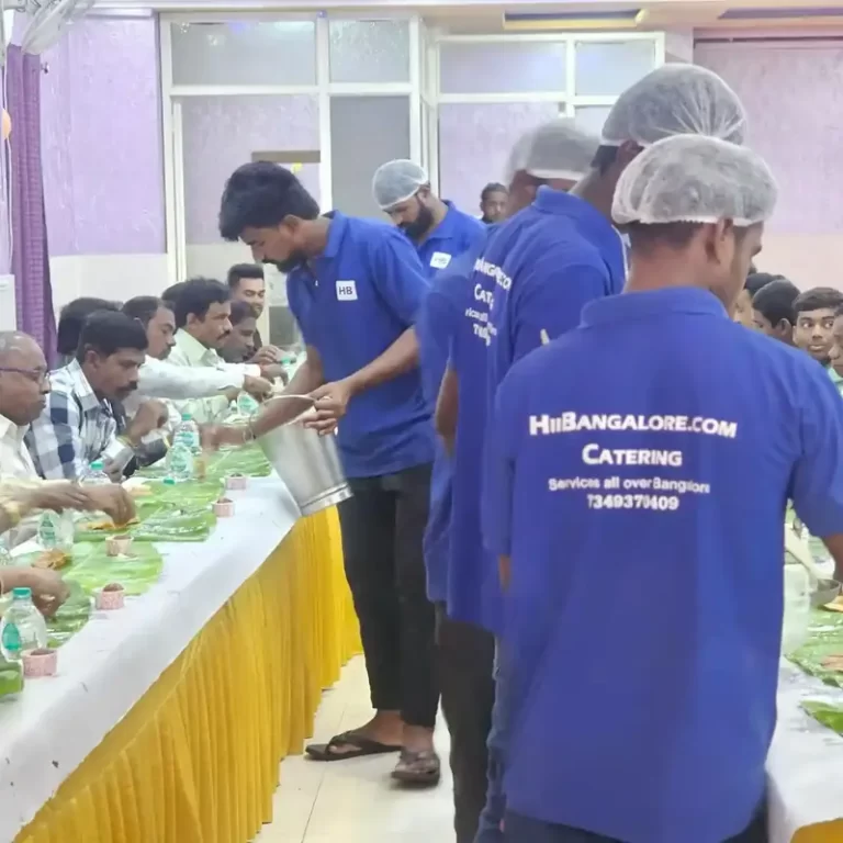 Traditional vegetarian meals served on banana leaf in Bangalore