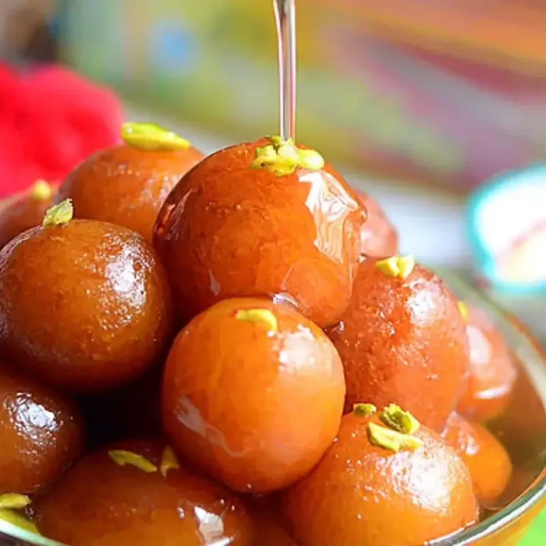 Gulab jamun dessert served by catering services in Bangalore