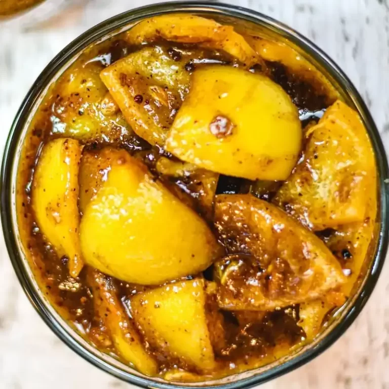 Traditional lemon pickle served by catering services in Bangalore
