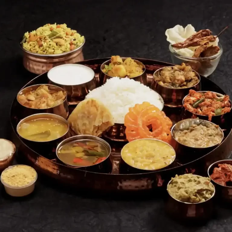 Pure vegetarian meals served by professional catering services in Bangalore